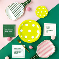 Add some wit to your country club themed party with our pickleball cocktail napkins!