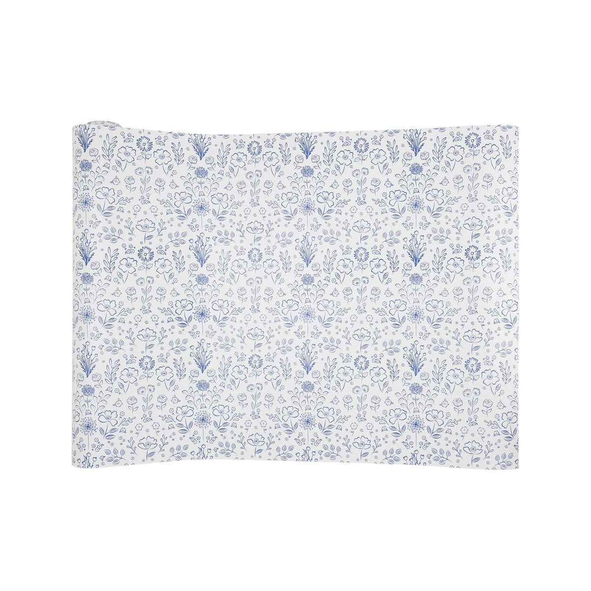Pembroke Blue Floral Paper Table Runner | Tea Party Table Runner,  Bridgerton Bridal Shower, Garden Tea Party Decor, Tea Party Table Cloth