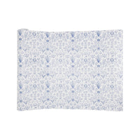 Pembroke Blue Floral Paper Table Runner | Tea Party Table Runner,  Bridgerton Bridal Shower, Garden Tea Party Decor, Tea Party Table Cloth