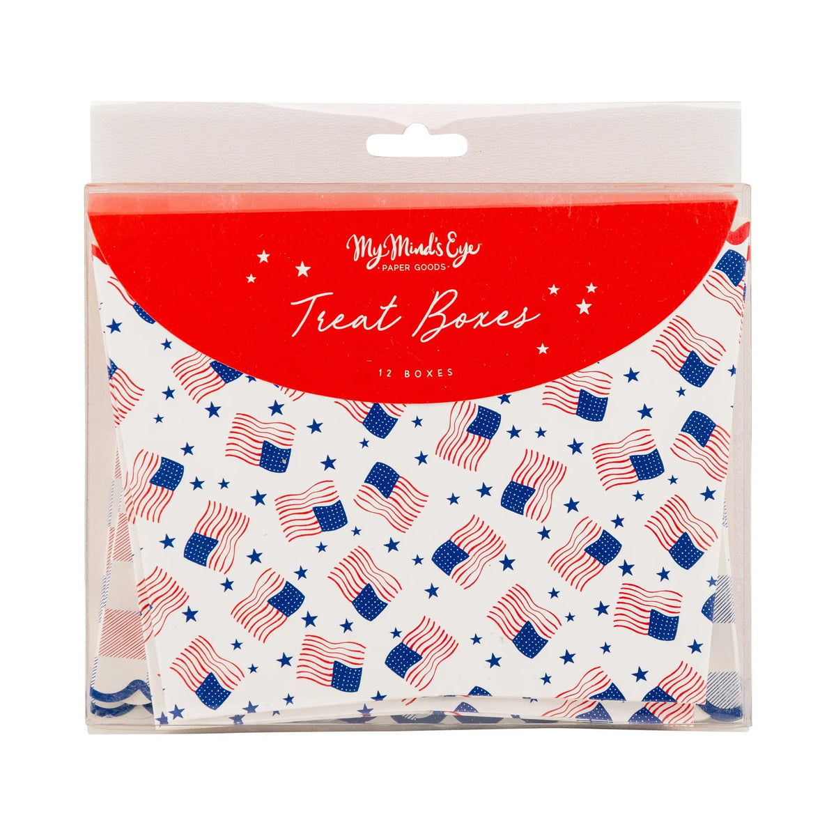 Stars and Stripes Treat Boxes, 12ct | July 4th Star Treat Boxes, Patriotic Treat Boxes, Party Favors, Goodie Boxes, July 4th Party Decor
