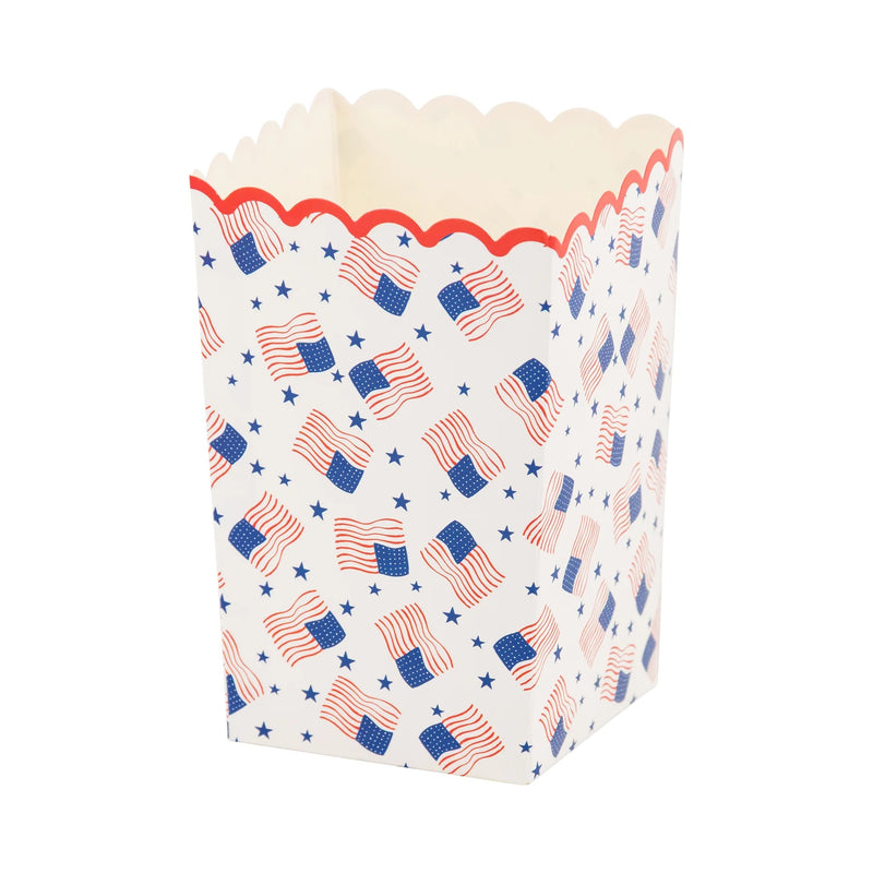Stars and Stripes Treat Boxes, 12ct | July 4th Star Treat Boxes, Patriotic Treat Boxes, Party Favors, Goodie Boxes, July 4th Party Decor
