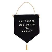 Worth the Hassle Canvas Banner | Graduation Banner, Graduation Party, Graduation Centerpiece, Grad Party Decor, Graduation Photo Prop