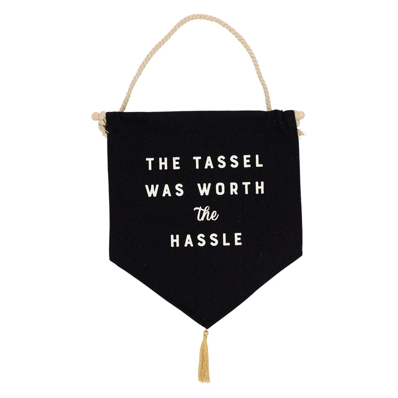 Worth the Hassle Canvas Banner | Graduation Banner, Graduation Party, Graduation Centerpiece, Grad Party Decor, Graduation Photo Prop