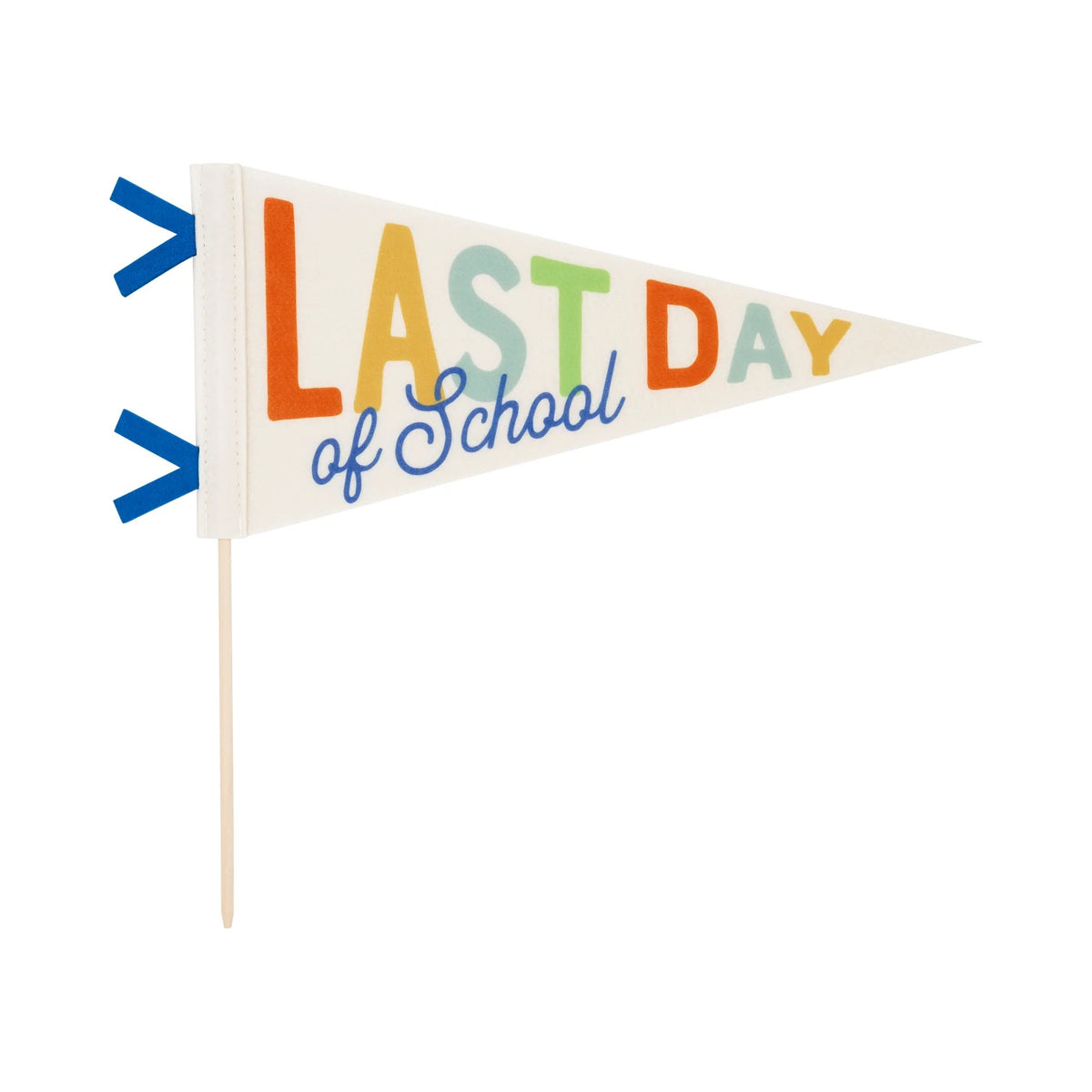 Last Day of School Primary Felt Pennant Banner | Elementary Last Day of School, Last Day of School Decorations, Last Day of School Picture