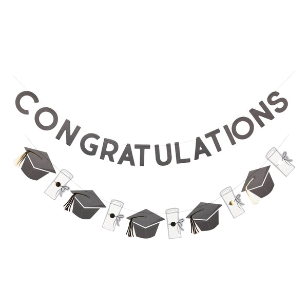 Graduation Banner Class of 2025 | Grad Banner, Graduation Party Ideas,  2025 Grad Banner, Cap and Diploma Congratulations Banner Set