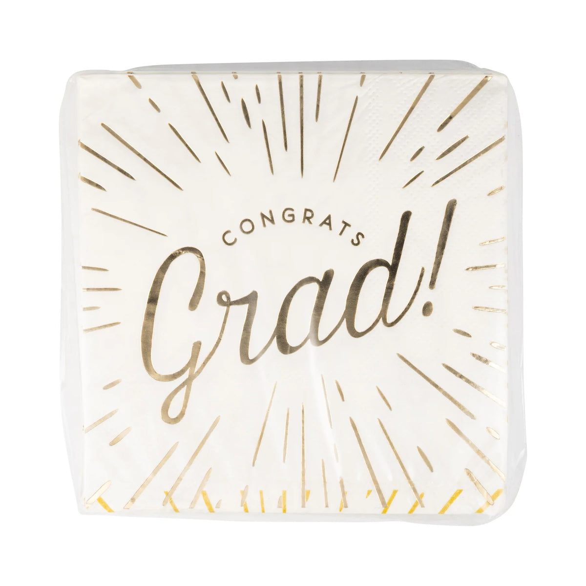 Gold Congrats Grad Paper Cocktail Napkins, 18ct | Graduation Party, Graduation Napkins, Grad Party Decor, Graduation Decor, College Grad