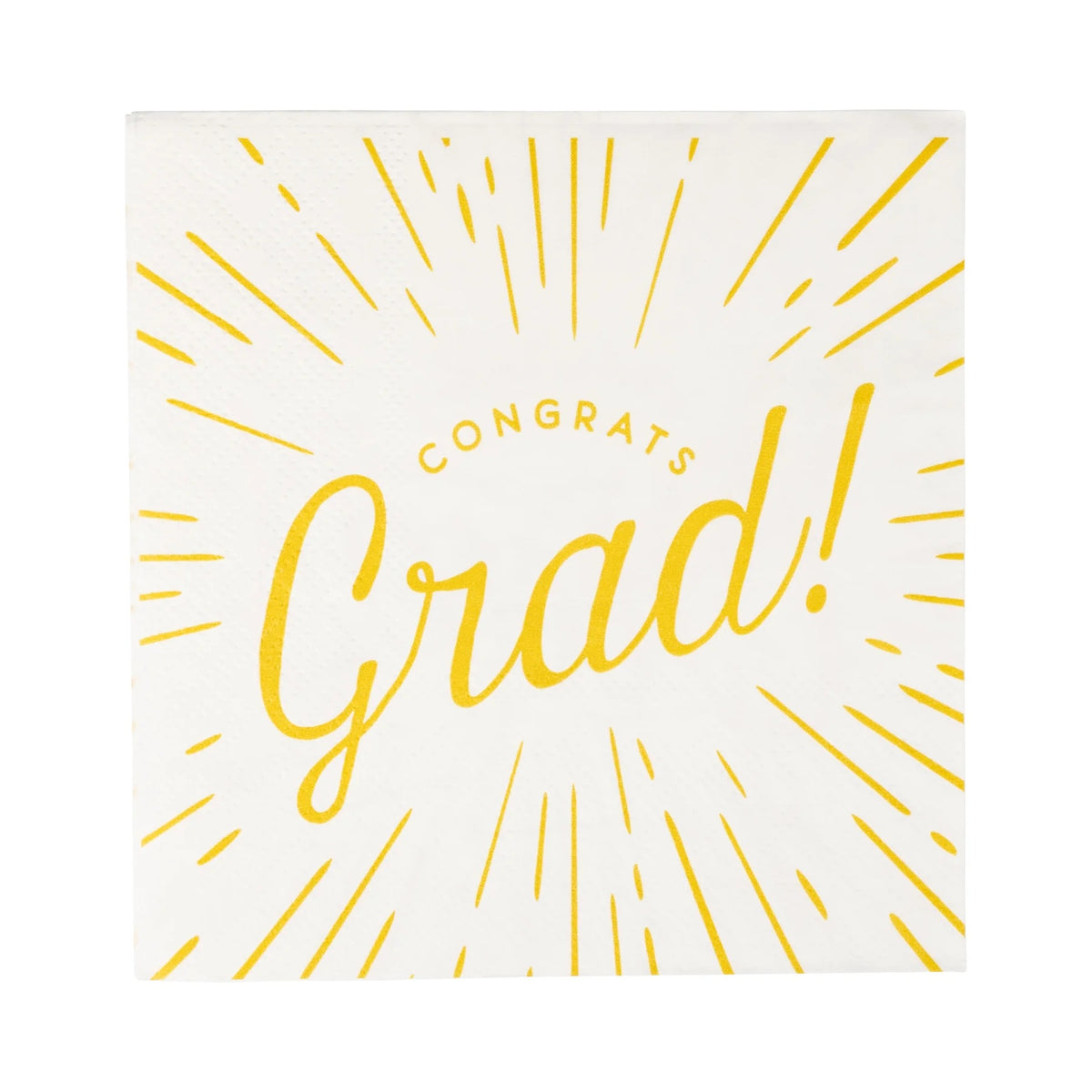 Gold Congrats Grad Paper Cocktail Napkins, 18ct | Graduation Party, Graduation Napkins, Grad Party Decor, Graduation Decor, College Grad