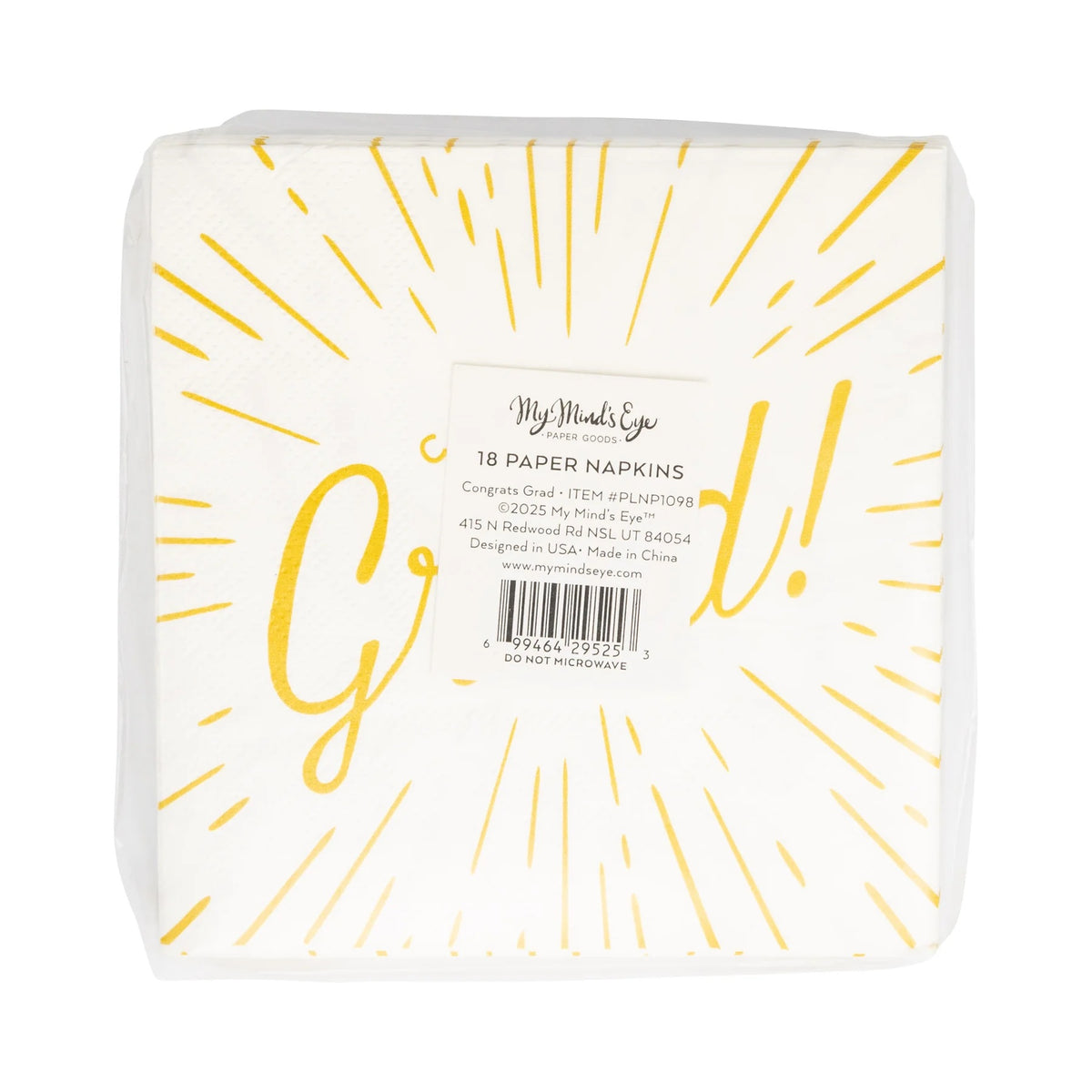 Gold Congrats Grad Paper Cocktail Napkins, 18ct | Graduation Party, Graduation Napkins, Grad Party Decor, Graduation Decor, College Grad