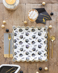 Graduation Cap Shaped Paper Napkin