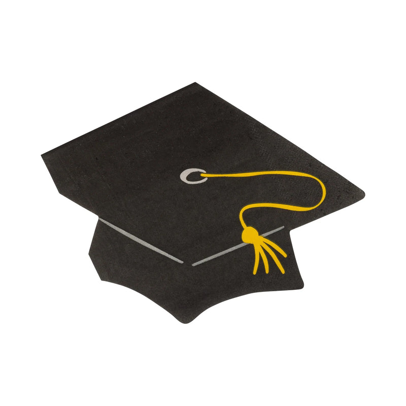Graduation Cap Shaped Paper Napkin, 24ct | Graduation Party, Graduation Napkins, Grad Party Decor, Graduation Decor, College Grad