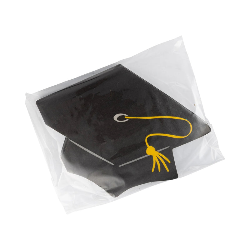 Graduation Cap Shaped Paper Napkin, 24ct | Graduation Party, Graduation Napkins, Grad Party Decor, Graduation Decor, College Grad