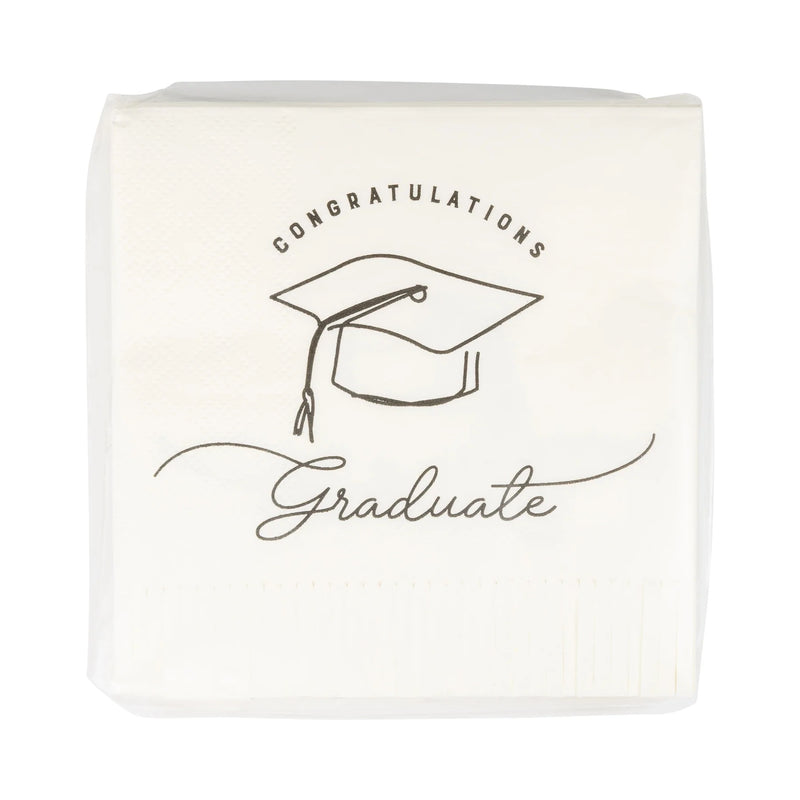 Congratulations Graduate Cocktail Napkins, 24ct | Graduation Party, Graduation Napkins, Grad Party Decor,  Grad Dinner Party Setting
