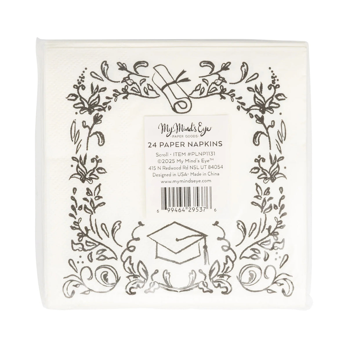 Classy Graduation Paper Cocktail Napkins, 24ct | The Future is Yours Graduation Theme, College Grad Party Napkins, Congrats Graduate