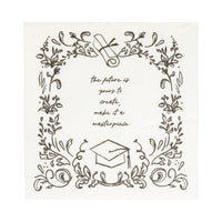 Classy Graduation Paper Cocktail Napkins, 24ct | The Future is Yours Graduation Theme, College Grad Party Napkins, Congrats Graduate