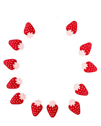 Puffy Felt Strawberry Banner | Berry First Birthday Decor, Strawberry Garland, Strawberry Party Decor, Berry First Birthday Decoration
