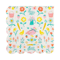 Details shot of Springtime Cottage Cocktail Napkin