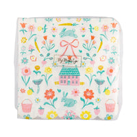 Springtime Cottage Cocktail Napkins in packaging, showcasing a vintage-inspired floral print.