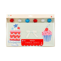 Summertime Party Banner Set | 4th of July Banner, Patriotic Banner, Summer Birthday Party, 4th of July Party Decor, Pool Party, Ice Cream