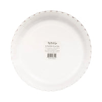 Home of the Free 9" Paper Plates, 8ct | Patriotic Plates, July 4th Paper Plates, 4th of July Party Supplies, Paper Dinner Plates, Patriotic