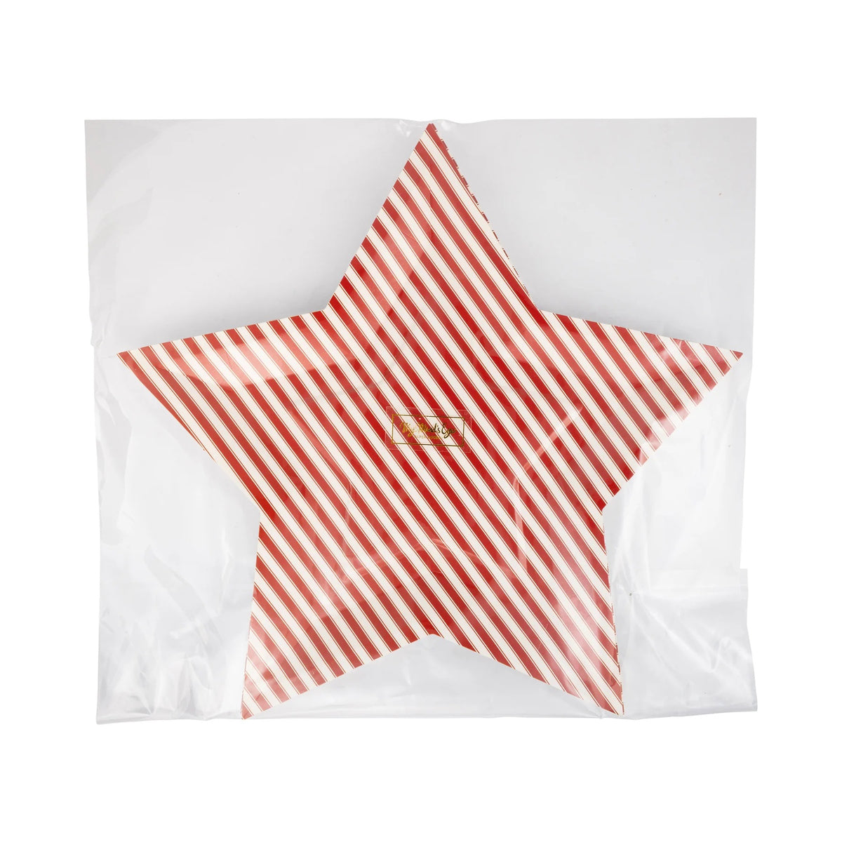 Striped Star Shaped Paper Plates, 8ct | Patriotic Plates, July 4th Paper Plates, 4th of July Party Supplies, Paper Dinner Plates, Patriotic