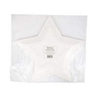 Striped Star Shaped Paper Plates, 8ct | Patriotic Plates, July 4th Paper Plates, 4th of July Party Supplies, Paper Dinner Plates, Patriotic