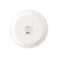 4th of July liberty paper plates with scalloped edge.