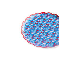Blue Strawberry Paper Plates