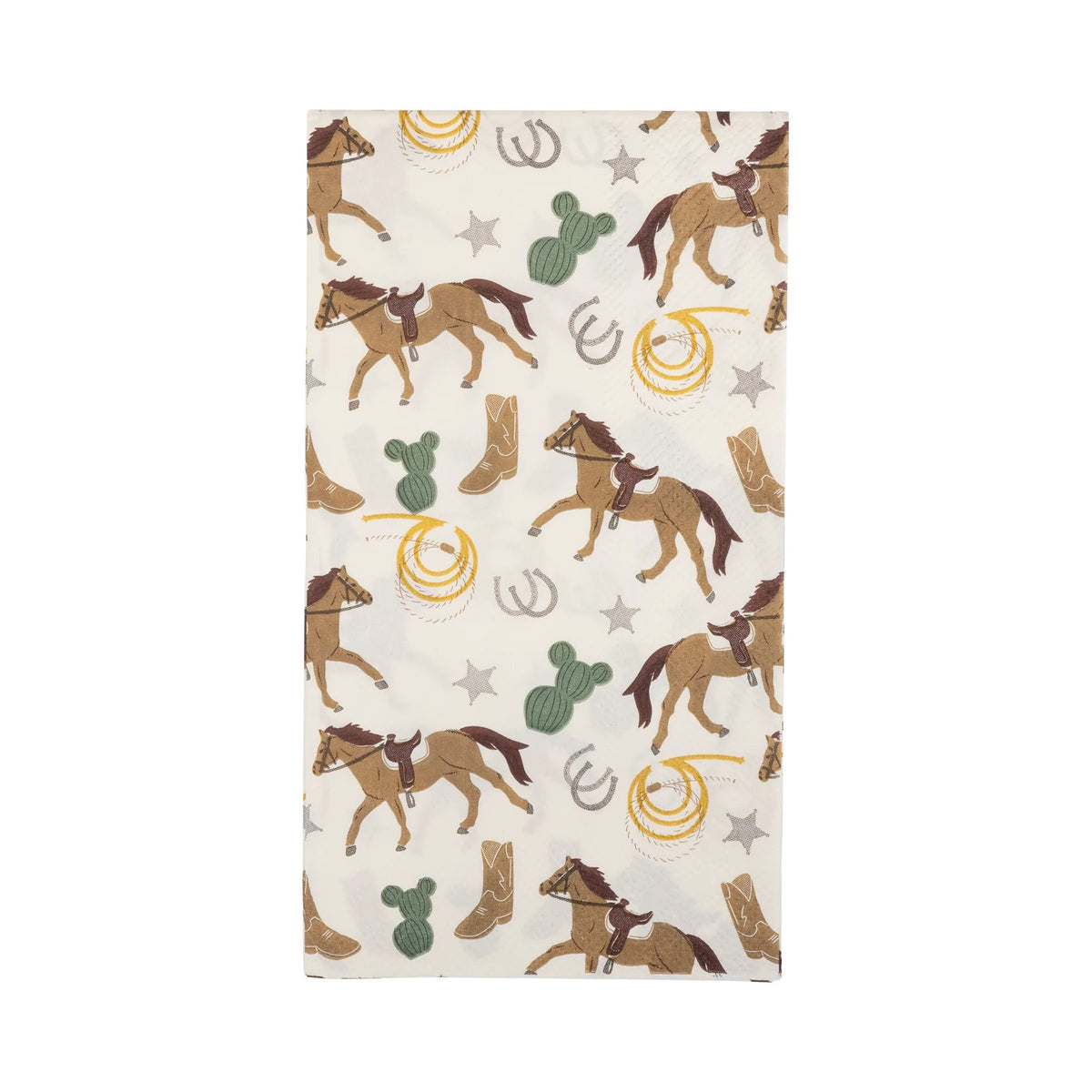 Western Scatter Paper Napkins, 24ct | Wild West Birthday, Western Party Supplies, Cowgirl Baby Shower Cowboy Party Decor, First Rodeo