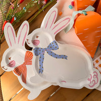 Bunny plates styled in lifestyle photo for Easter