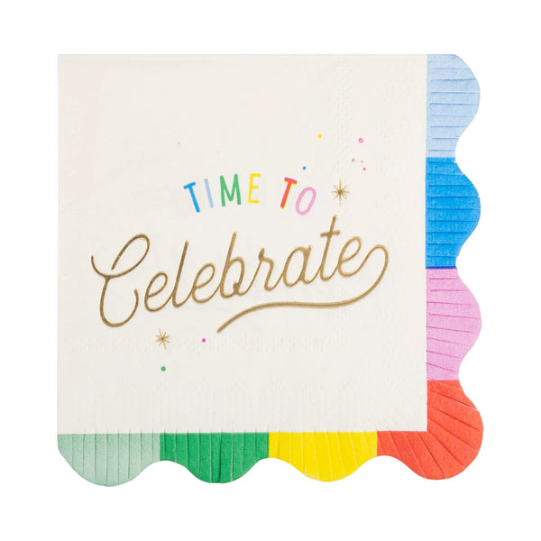 Time to Celebrate Paper Napkins perfect for a birthday party