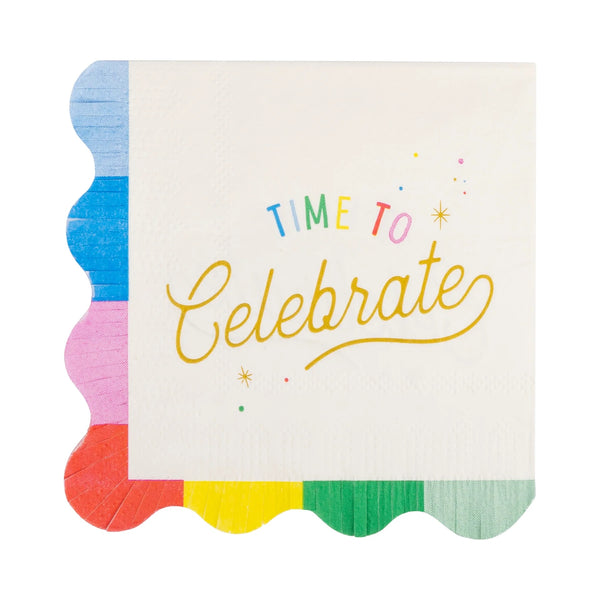 Time to Celebrate Paper Napkins perfect for a birthday party