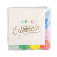 Time to Celebrate Paper Napkins perfect for a birthday party