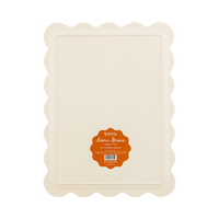 Back of the Acorn Grove bamboo tray showing the plain reverse side and product label.