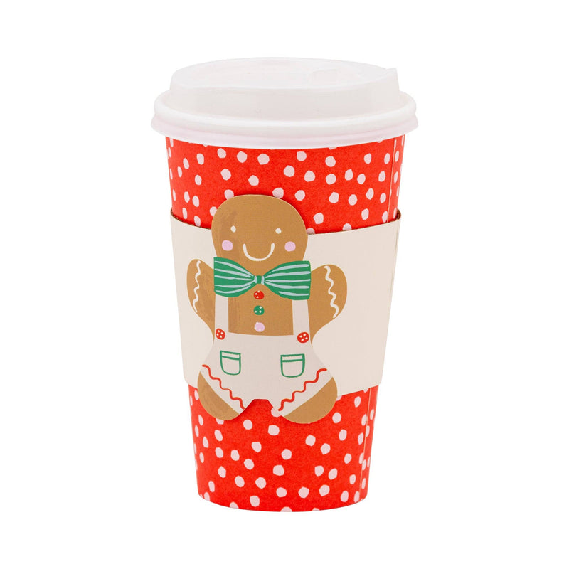 Gingerbread To-Go Cups on white background