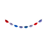 Americana Bunting Banner | 4th of July Banner, Patriotic Banner, Patriotic Paper Banner, 4th of July Party, Memorial Day Party, Garland