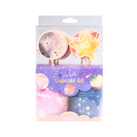 Astronaut cupcake kit in packaging