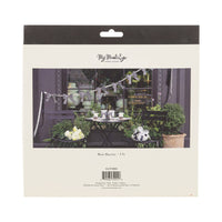 Black and White Bow Valentine's Banner