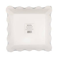 The back of the My Mind's Eye 8 pack Bee themed paper plates packaging