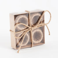 Set of 4 jute napkin rings - perfect for a boho tablescape.