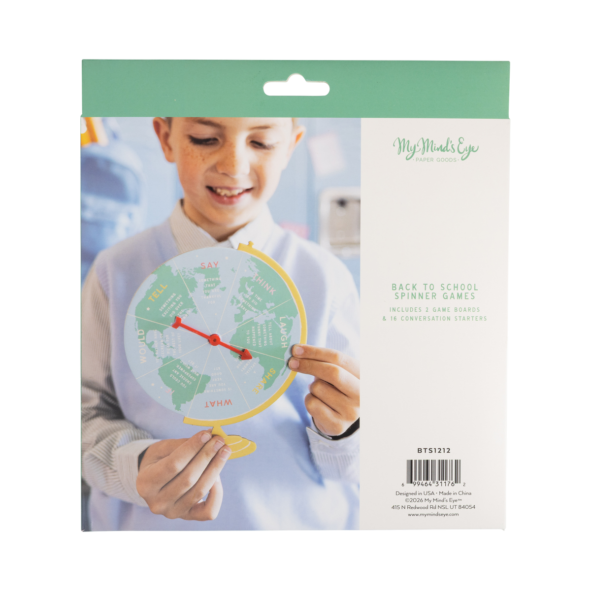 Back to School Globe and Apple Spinner Games