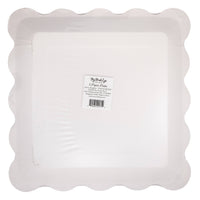 Back of cherry gingham plate packaging showing product label.