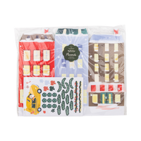 City Sidewalks placemats and sticker sheets in retail packaging with header card