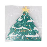 City Tree shaped Christmas napkins in retail packaging front with header card