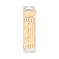 Packaged cream tissue bunting banner with paper fans
