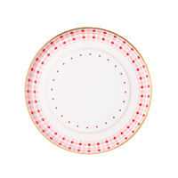 ELEGANT VALENTINE DESSERT PLATES