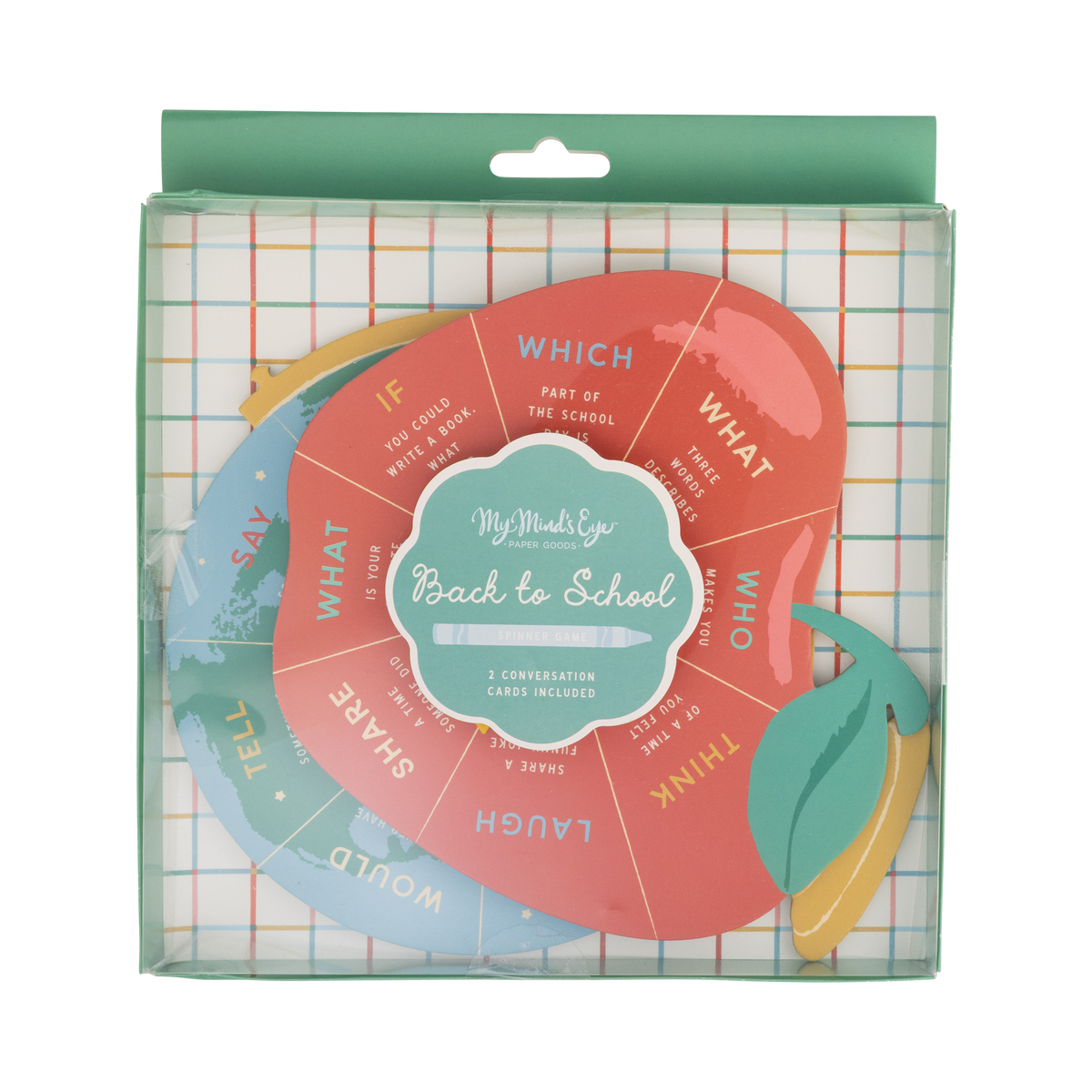 Back to School Globe and Apple Spinner Games