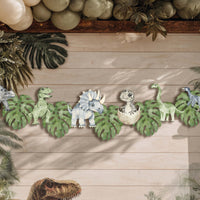 full dinosaur garland display
