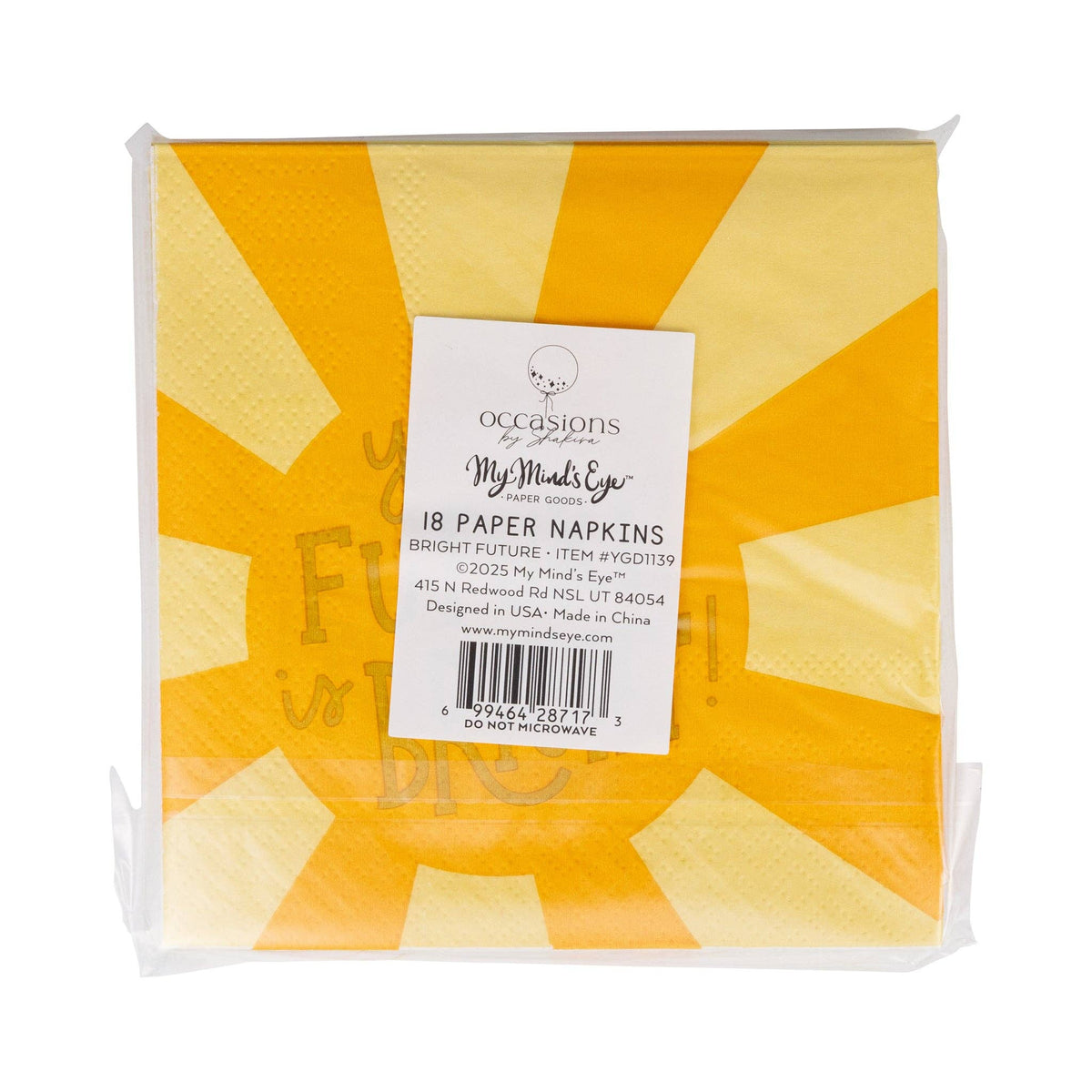 Your Future is Bright Napkins, 18ct
