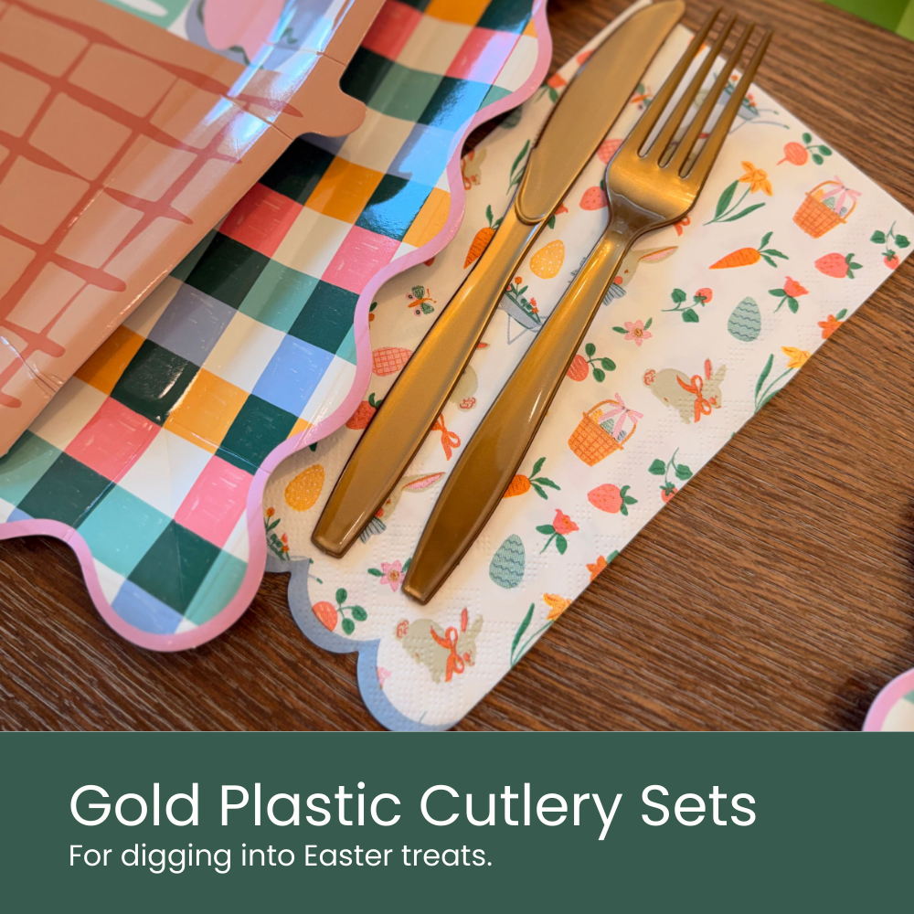 Gold Cutlery Sets - Moment & Co's Easter Box