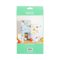 Back of packaging showing banner and product details.